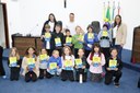 Alunos da Escola Rural Municipal Rosa Zarpellon visitam a Câmara