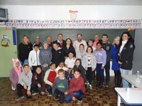 Câmara Mirim / Legislatura 2017 - Vereadores visitam escolas e orientam alunos sobre a importância do voto