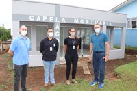 Câmara vistoria obra da Capela Mortuária do bairro Lagoa