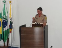 Comandante do Corpo de Bombeiros de Irati agradece e enaltece trabalho do Legislativo 