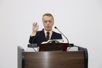 Douglas Goy é empossado no lugar do Vereador Rogério Kuhn, licenciado para tratamento de saúde 