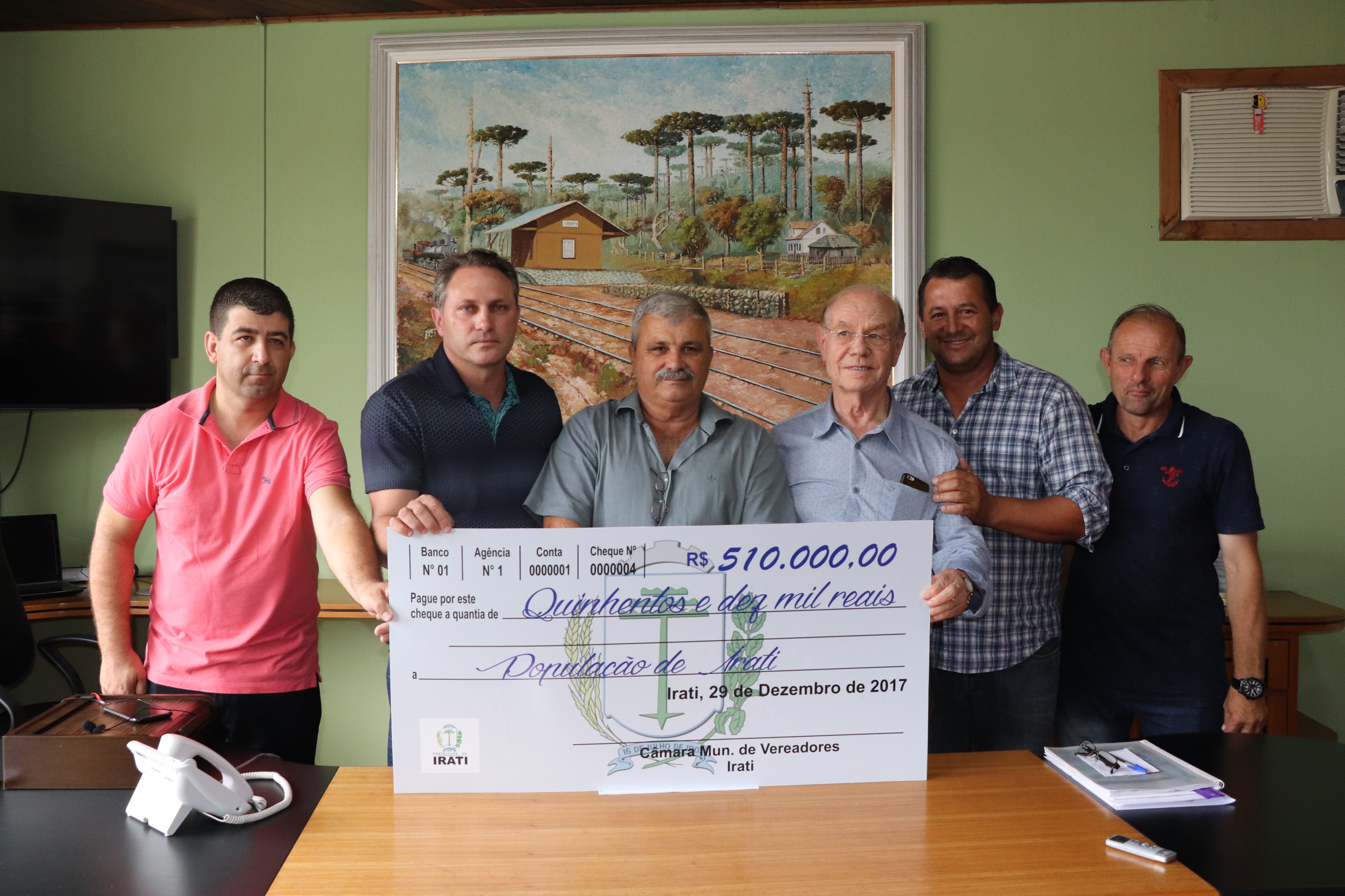Economia - Câmara repassa mais de R$ 2 milhões à população de Irati