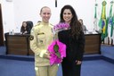 Legislativo homenageia Soldado Júlia Carolina Jonson do Corpo de Bombeiros de Irati
