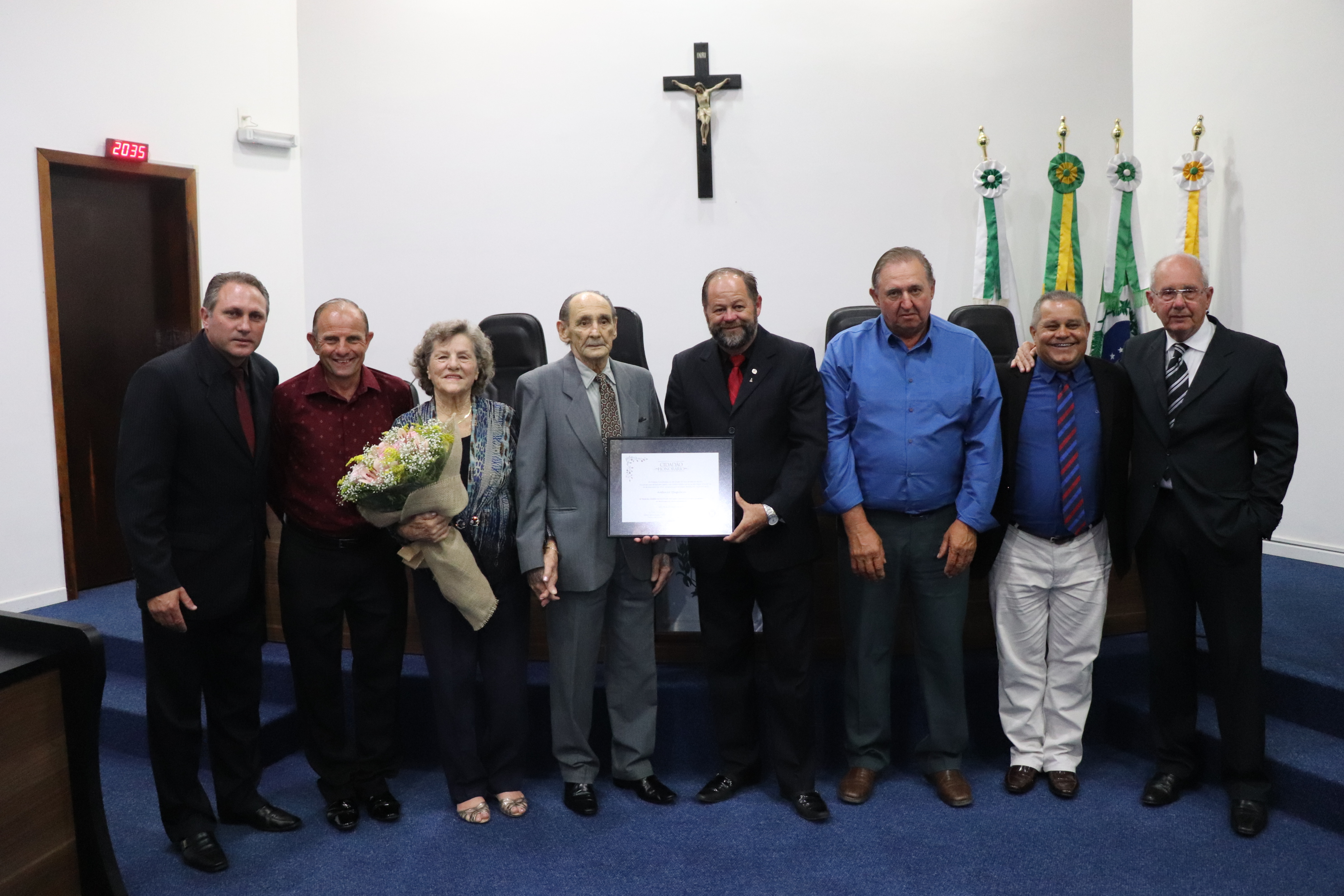 Legislativo outorga Título de Cidadão Honorário ao Sr. Antenor Spegiorin 