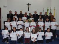 Legislatura 2017 - Vereadores Mirins e Suplentes prestam juramento e são empossados