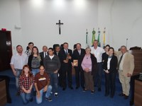 Moção de Aplausos - Legislativo homenageia Ordem Franciscana Secular e Jufra de Irati 