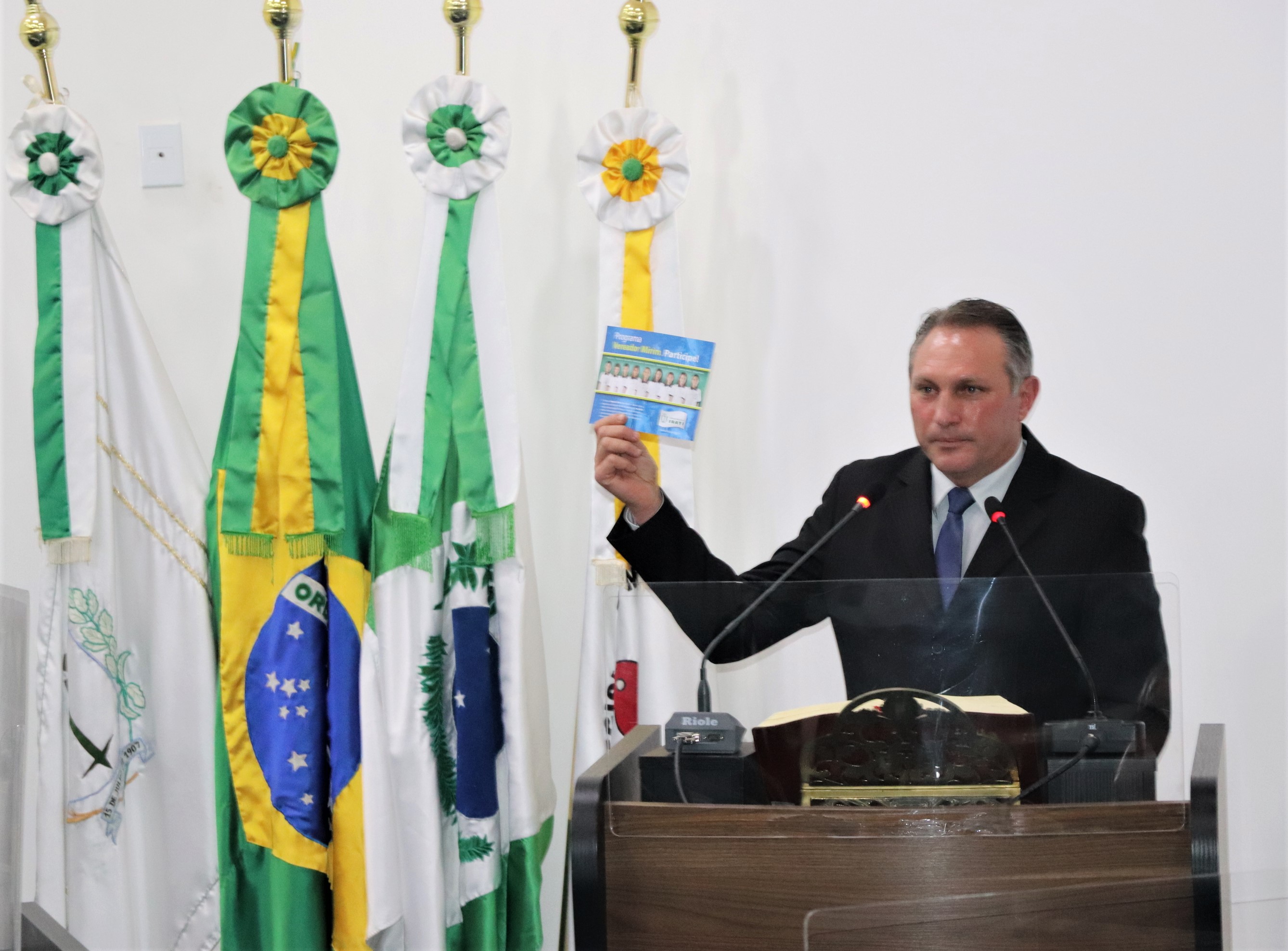 Na palavra-livre, Presidente fala sobre o Programa Câmara Mirim 