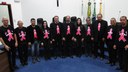 Outubro Rosa - Câmara Municipal apoia a luta contra o câncer de mama