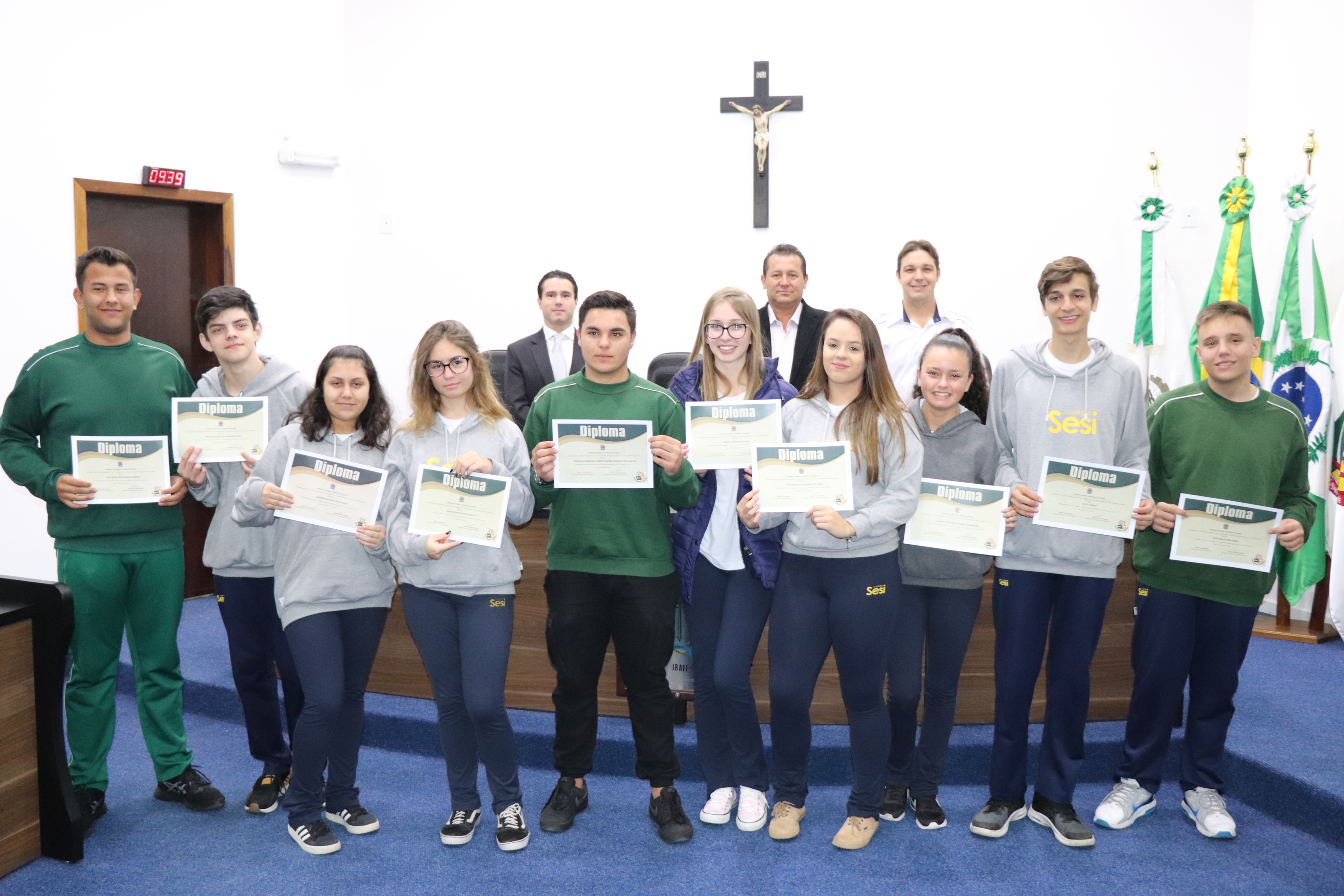 Parlamento Jovem - Vereadores são diplomados e empossados