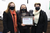 Posse da vereadora Vera Gabardo na Procuradoria da Mulher é prestigiada pela Deputada Leandre Dal Ponte