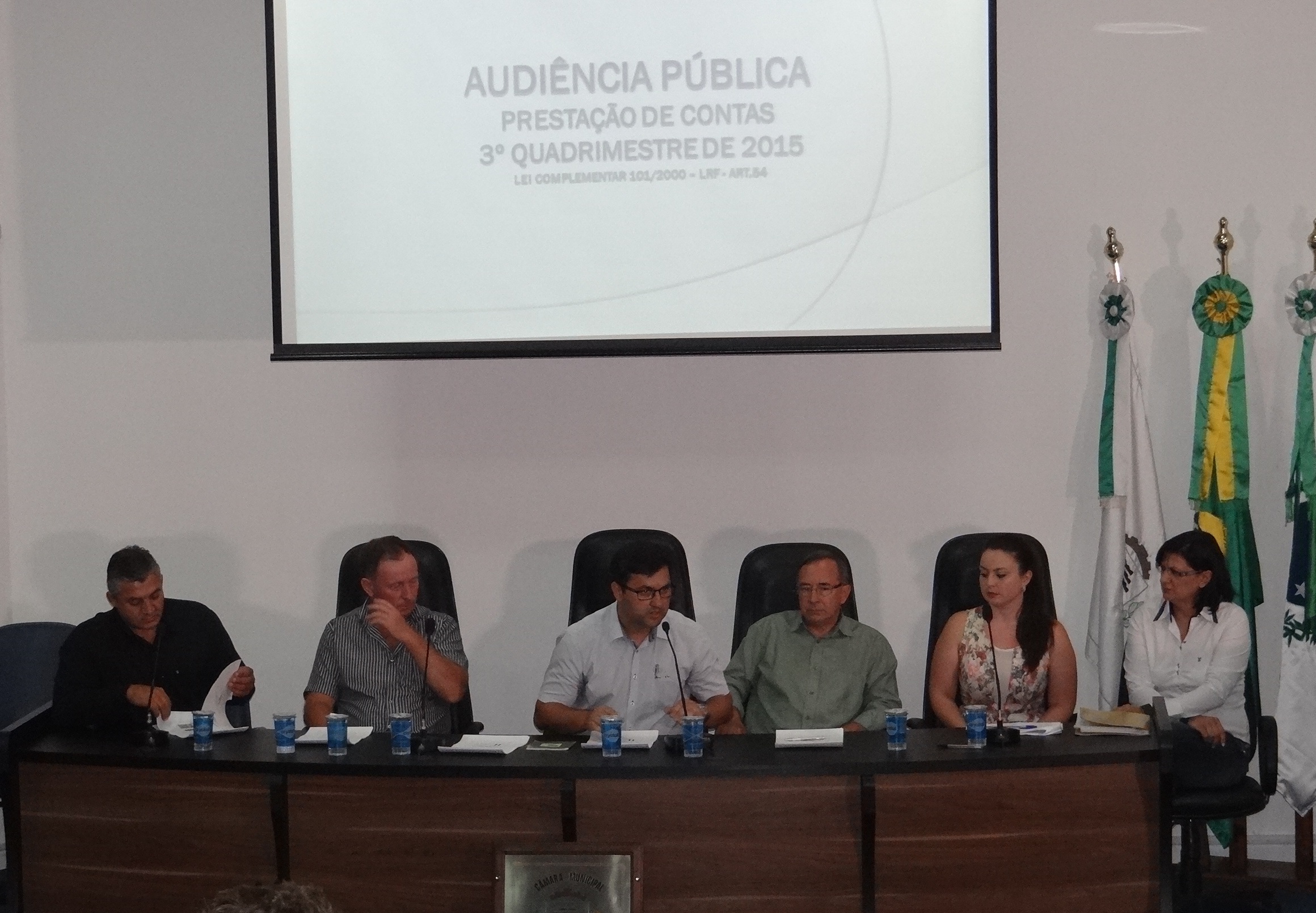 Prefeitura Municipal presta contas do 3º Quadrimestre de 2015