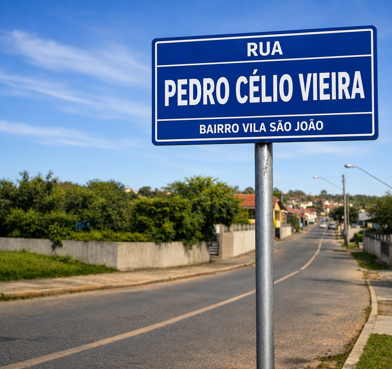 Projeto propõe denominação de rua em homenagem a Pedro Célio Vieira