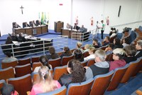 Sessão Ordinária é prestigiada por moradores do bairro Canisianas