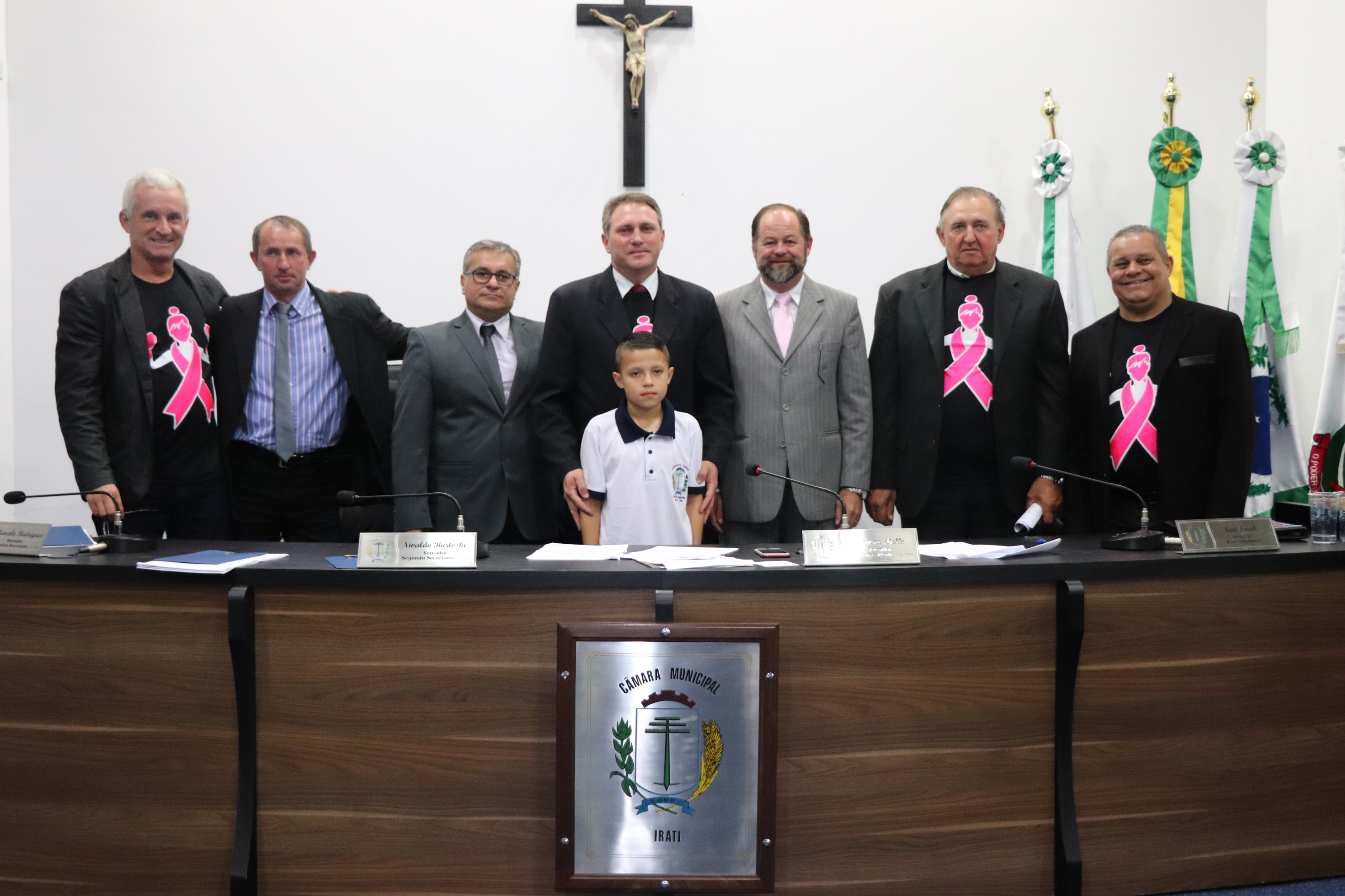 Vereador Mirim da Escola Antonina Fillus Panka participa da Sessão Ordinária