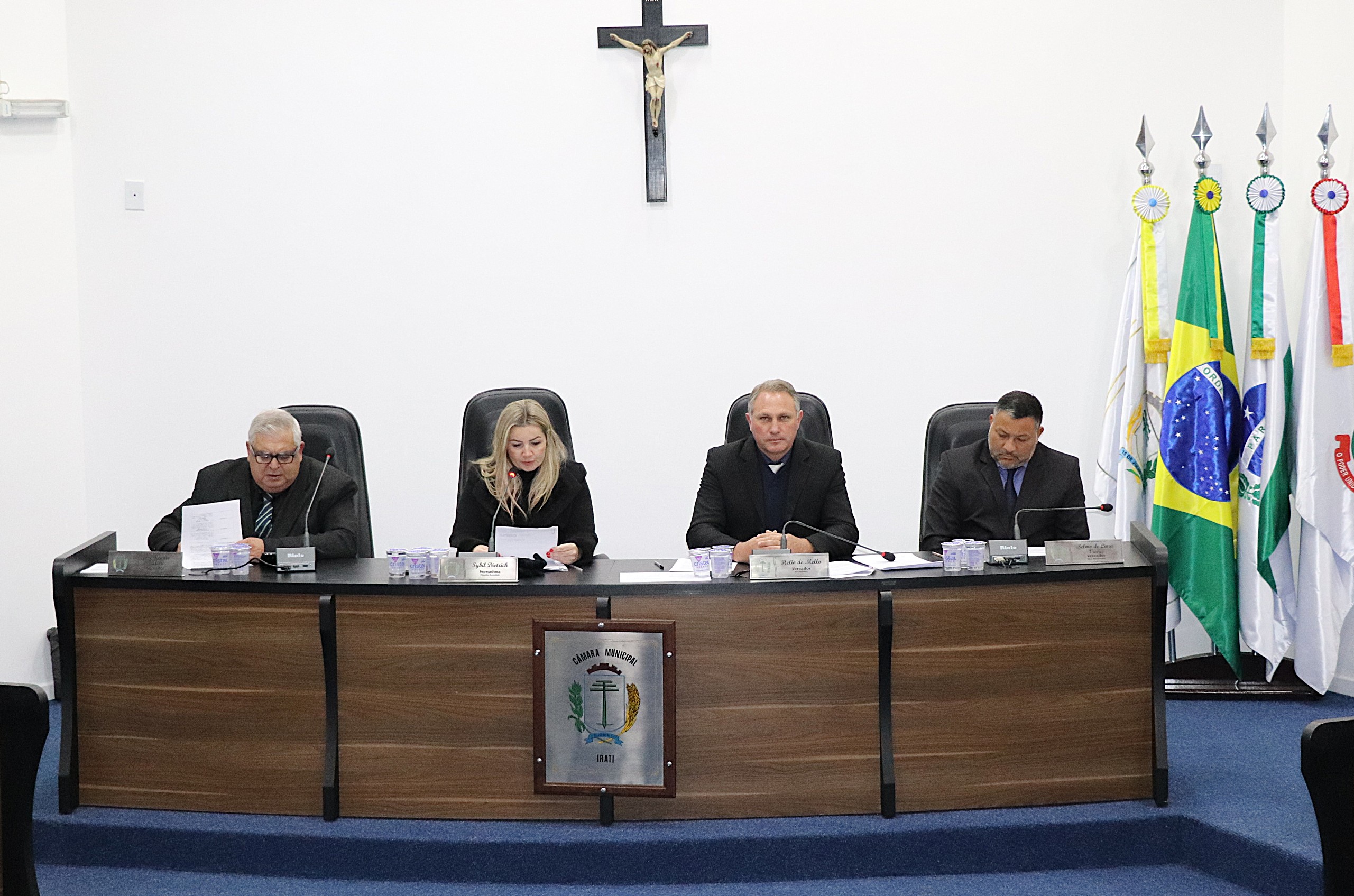 Vereadores aprovam projeto que concede Título de Cidadão Honorário de Irati ao Tenente Coronel Joas Marcos Carneiro Lins