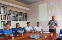 Vereadores participam de lançamento do projeto “Asfalto Novo” 