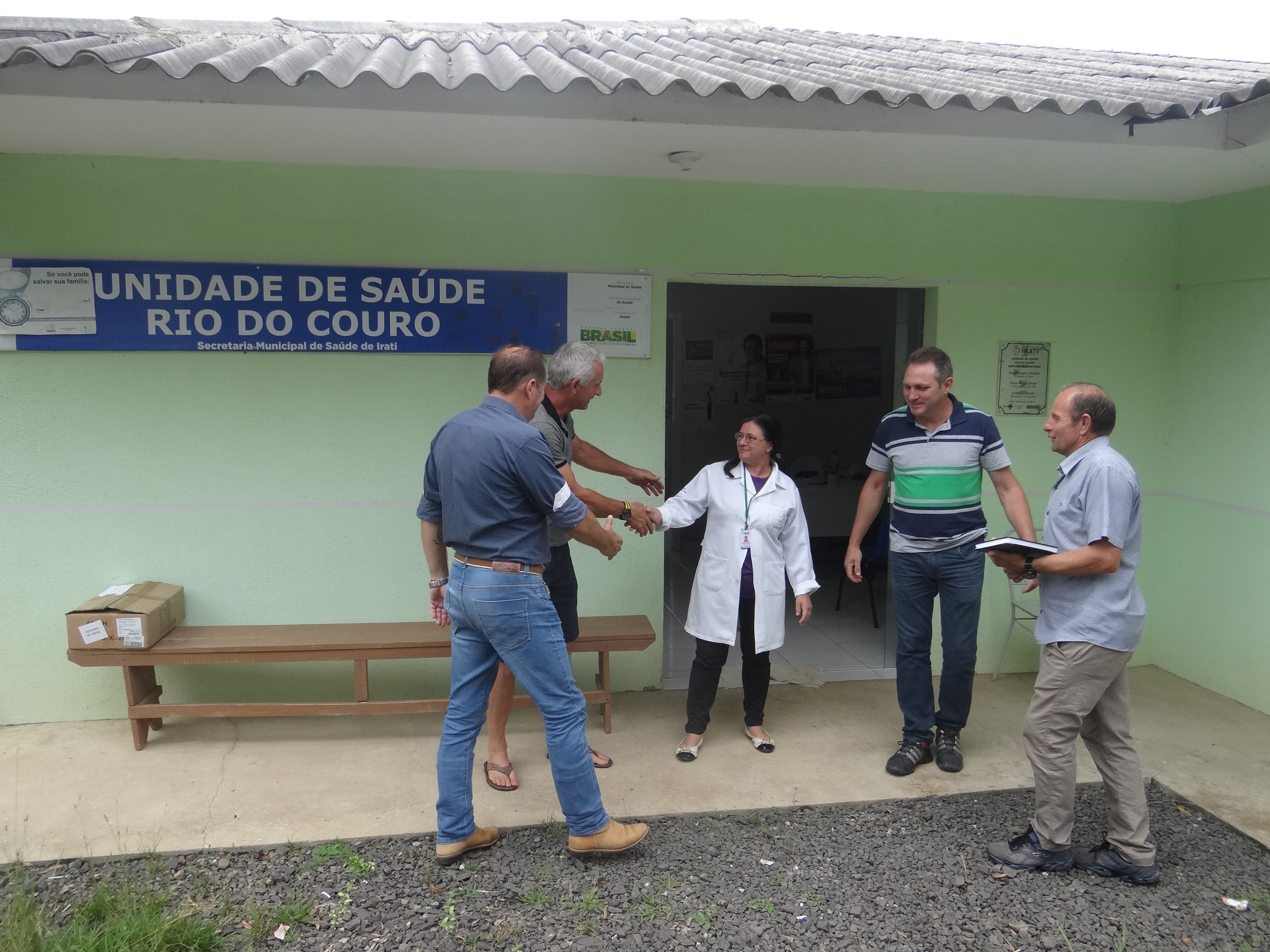 Vereadores visitam Postos de Saúde no interior de Irati